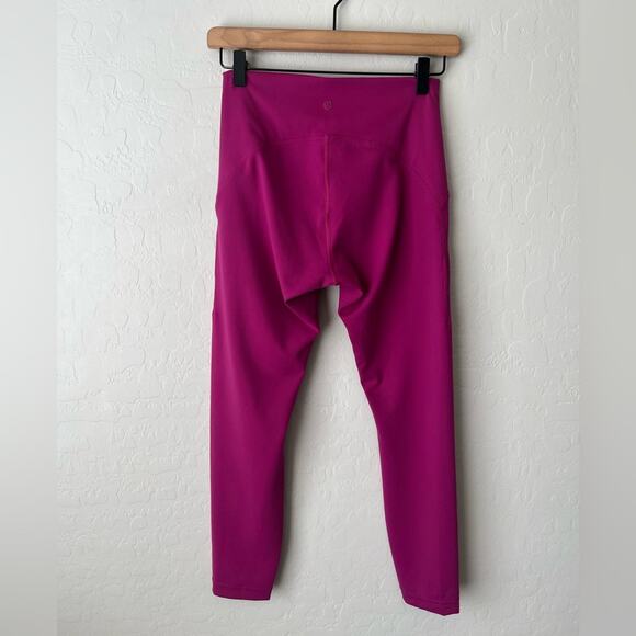 Lululemon InStill high rise leggings magenta purple 6 - Picture 4 of 9